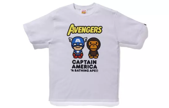 Marvel X BAPE Marvel Футболка унисекс A Bathing Ape