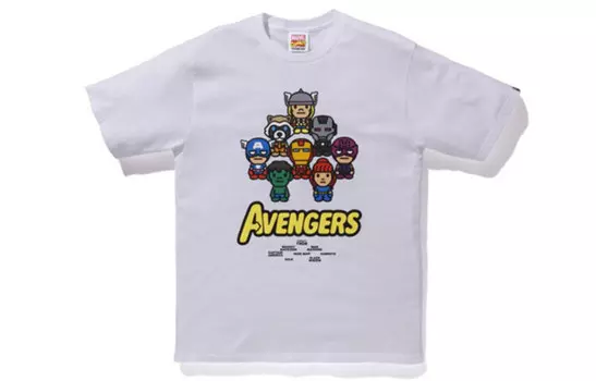 Marvel X BAPE Marvel Футболка унисекс A Bathing Ape