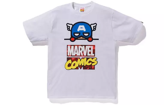Marvel X BAPE Marvel Футболка унисекс A Bathing Ape