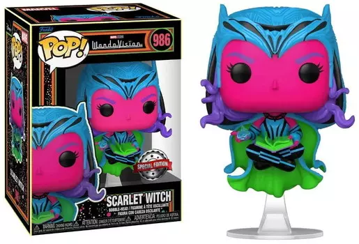 Марвел Funko POP! Алая Ведьма Черный Свет, Специальное издание
