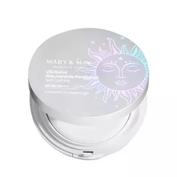 Mary&May Vegan Ниацинамид Пантенол Солнцезащитный крем SPF50+ PA++++ 0,88 унции Охлаждающее и успокаивающее увлажняющее средство для ухода за кожей большого размера в Корейском стиле для веганов