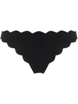 Marysia плавки бикини North с фестонами, черный