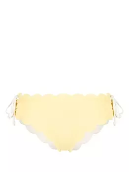 Marysia плавки бикини Spring Tie с фестонами, желтый