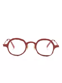Masahiromaruyama очки в круглой оправе, красный