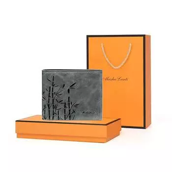 Masalanti Мужской кошелек MashaLanti, Антрацит - короткий