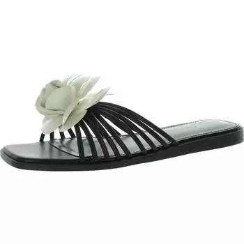 Masha Женские сандалии с квадратным носком и ремешками BCBGeneration, черный/белый