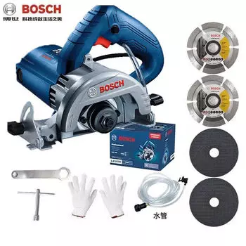 Плиткорез алмазный электрический Bosch GDC 145, 115 мм + два комплекта насадок