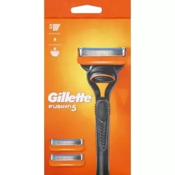 Бритва Gillette Fusion5 + 3 сменных блока для мужчин