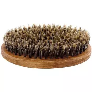 Машинка для стрижки бороды с натуральной щетиной кабана - Размер Средний, Цвет Бук (Светло-коричневый), Inna marka