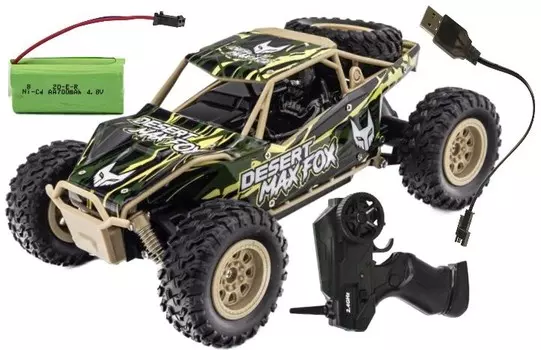 Машинка на радиоуправлении 4x4 2,4 ГГц TurboTrail MAX FOX Внедорожник с дистанционным управлением 20 км/ч Автомобиль с дистанционным управлением PakaNiemowlaka