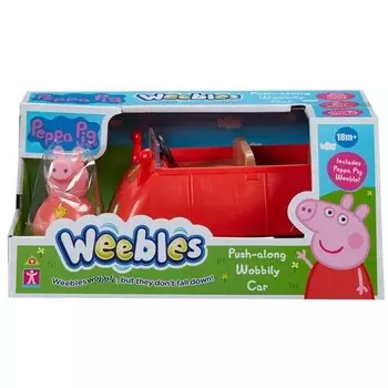 Машинка Свинка Пеппа Weebles с фигуркой 07481 Inna marka