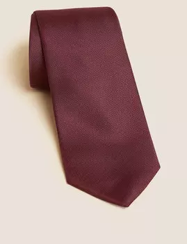 Машинная стирка галстука Marks & Spencer, бургундия