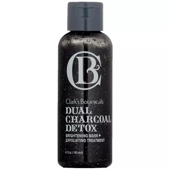 Маска-детокс с двойным углем и отшелушивающим эффектом Clark's Botanicals