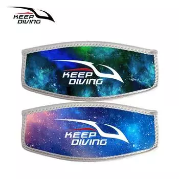 Маска для дайвинга и подводного плавания QINGHONG, защита для волос, пучок для волос с двусторонним принтом, противозапутывающее оборудование для дайвинга, камуфляж, звездное небо, один размер