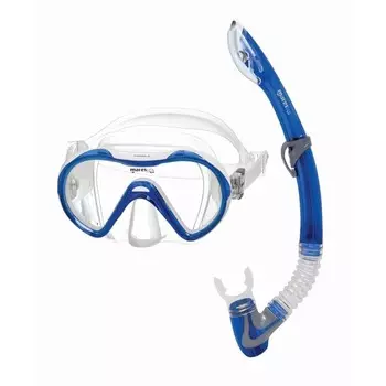 Маска для дайвинга и трубка Vento Mares, синий