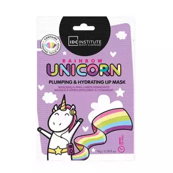 Маска для губ, придающая объем Rainbow Unicorn Idc Institute, 1 UD
