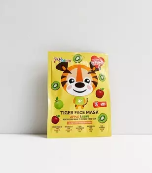 Маска для лица «7th Heaven» с оранжевым тигром 7th Heaven, оранжевый/желтый