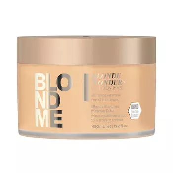 Маска для лица Blondme blonde wonders golden mask Schwarzkopf, 450 мл