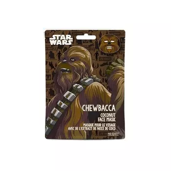 Маска для лица Disney Chewbacca Star Wars, увлажняющая и освежающая для сияющей кожи, 30 г, Mad Beauty
