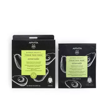 Маска для лица Express Sheet Mascarilla Hidratante Calmante Con Aguacate Apivita, 10 мл