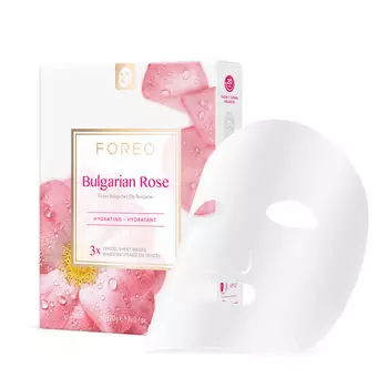 Маска для лица Farm to face sheet mask bulgarian rose Foreo, 3 шт
