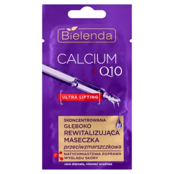 Маска для лица глубоко восстанавливающая против морщин, 8 г Bielenda Calcium+Q10