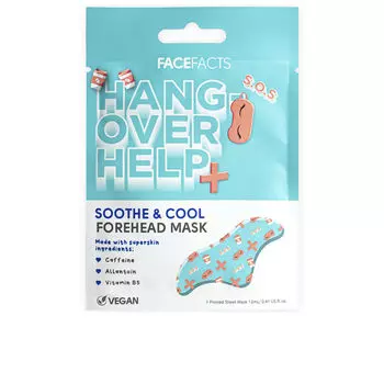 Маска для лица Hangover help+ forehead mask Face facts, 12 мл