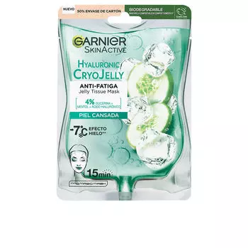 Маска для лица Hyaluronic cryojelly tissu mask antifatiga Garnier, 5г