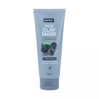 Маска для лица из глины Face Clay Mask Charcoal Sence Beauty, 100 ml