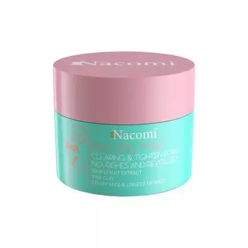 Маска для лица из розовой глины Nacomi, 50 мл