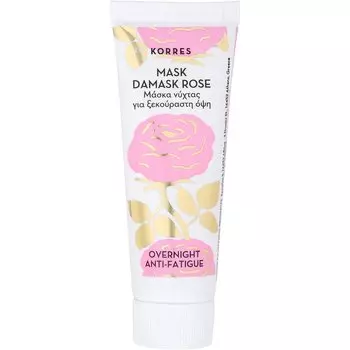 Маска для лица KORRES Overnight Anti-Fatigue Mask, Damask Rose 18 ml