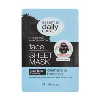 Маска для лица, которая очищает и увлажняет кожу Face Sheet Mask Cleansing & Hydrating Sence Beauty, 24 ml