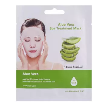 Маска для лица Mascarilla facial aloe vera Paloma beauties, 1 шт