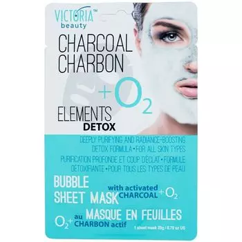 Маска для лица Mascarilla Facial Elements Detox con Carbn Victoria Beauty, 1 unidad