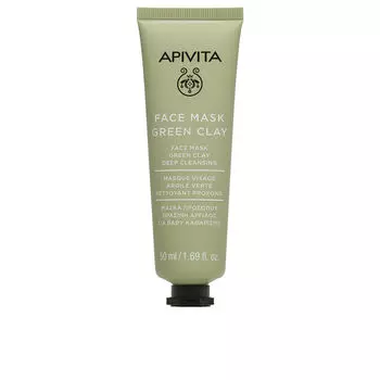 Маска для лица Mascarilla facial limpiadora profunda con arcilla verde Apivita, 50 мл