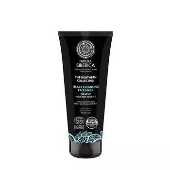 Маска для лица Mascarilla facial negra Natura siberica, 80 мл