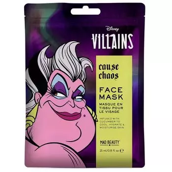 Маска для лица Mascarilla Facial Villanas Disney Ursula Mad Beauty, 25 ml