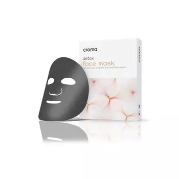 Маска для лица Mascarilla purificante de carbn activado con efecto detox Croma, 8 шт