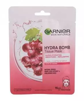 Маска для лица Origin с экстрактом виноградных косточек, 1 шт. Garnier, Skin Naturals Hydra Bomb Natural