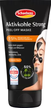 Маска для лица отшелушивающая с активированным углем Strong 75мл Schaebens