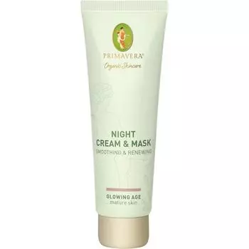 Маска для лица PRIMAVERA Night Cream & Mask Smoothing & Renewing, 50 ml