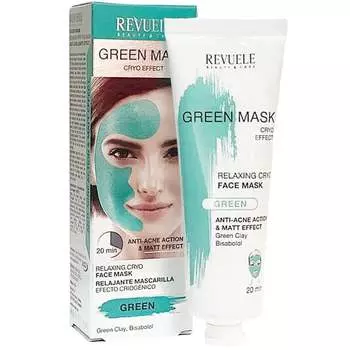 Маска для лица против прыщей с криоэффектом 80 мл Revuele