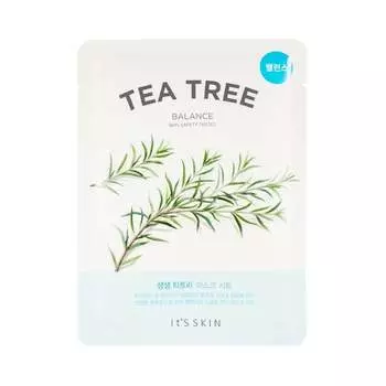 Маска для лица с экстрактом чайного дерева, 20 мл It's Skin, The Fresh Mask Sheet Tea Tree