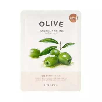Маска для лица с оливковым маслом, 20 мл It's Skin, The Fresh Mask Sheet Olive