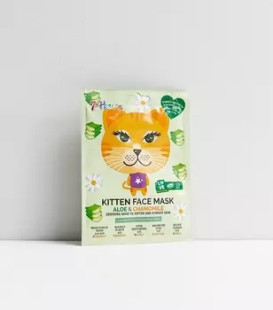 Маска для лица с оранжевым котенком 7th Heaven 7th Heaven, апельсиновый