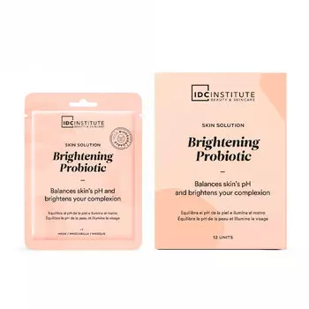 Маска для лица Skin solution brightening probiotic Idc institute, 1 шт