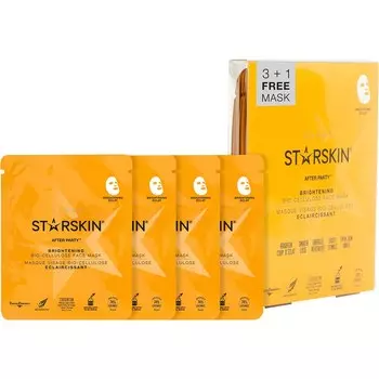 Маска для лица StarSkin Brightening Face Mask Bio-Cellulose, 4 x 40 g