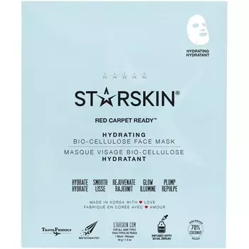 Маска для лица StarSkin Hydrating Face Mask Bio-Cellulose, Red Carpet Ready 40 g