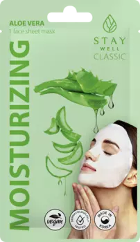Маска для лица STAY WELL Classic sheet mask - Aloe Vera Moisturizing