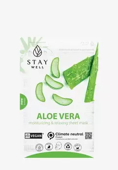 Маска для лица Stay Well Vegan Sheet Mask STAY Well, цвет aloe